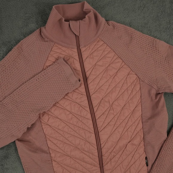 Athleta Jackets & Blazers - Athleta Flurry Force Insulated Jacket‎ 2.0 Women S Mauve Pink Quilted Primaloft